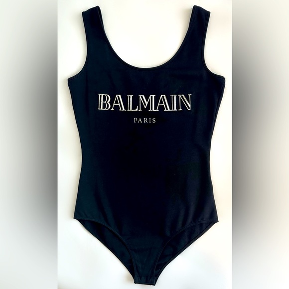 Balmain Tops - NWT Balmain Scoop Neck Sleeveless Bodysuit, Size US 4